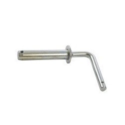 Perno de bisagra con tirador 80 mm galvanizado